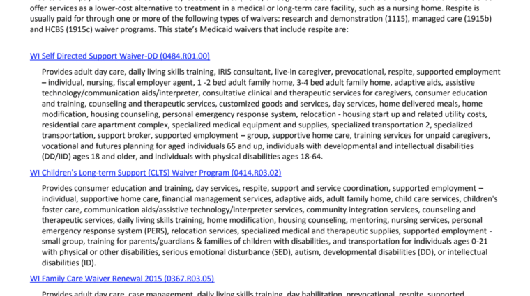 Guide Respite Program Resource Library | ARCH National Respite Network & Resource Center
