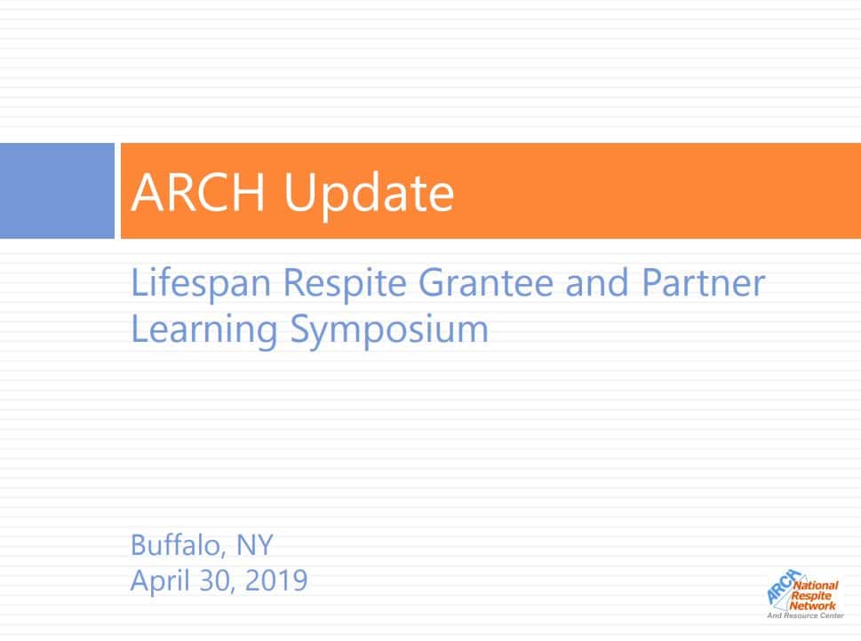 ARCH Update Cover