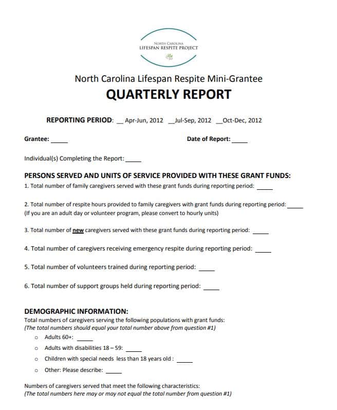 NC Quarterly Report Cover