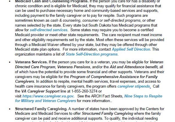 COver Paying For Family Caregiving