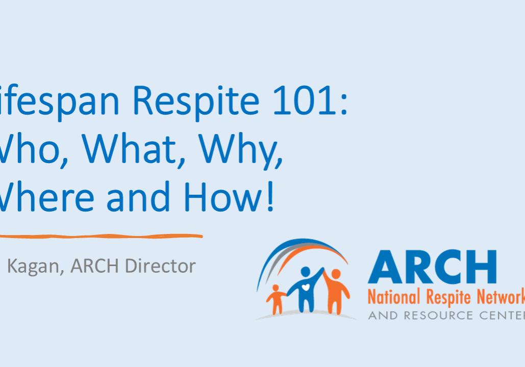 Cover Lifespan Respite 101